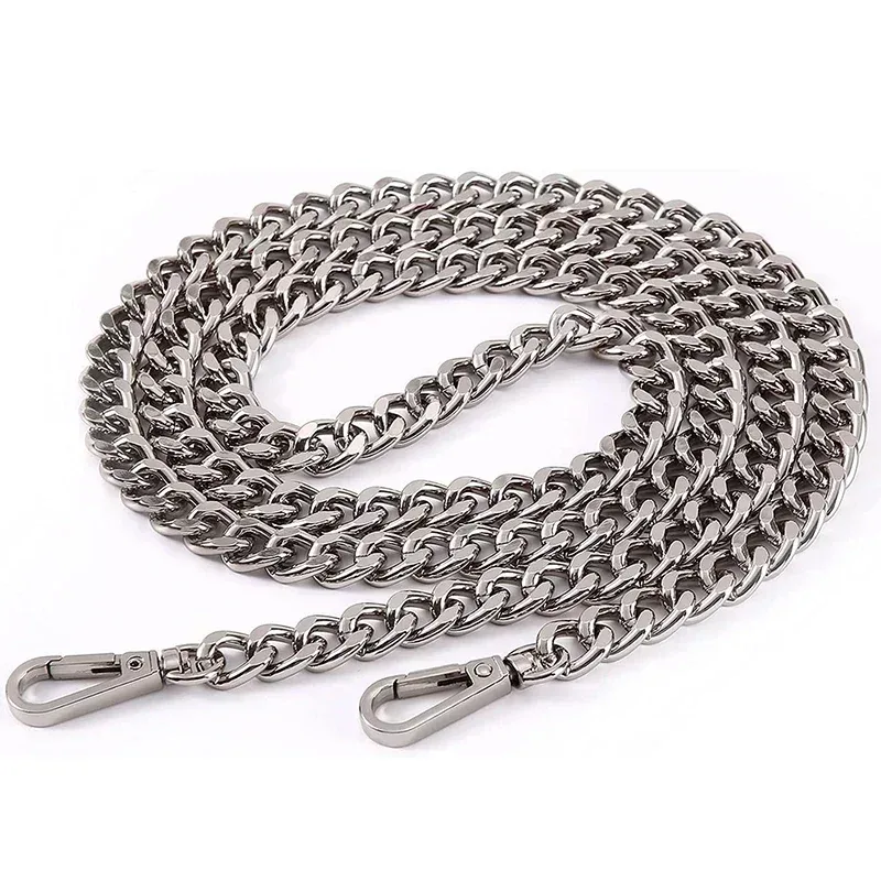 chaîne de sac en métal et aluminium de 120cm, pièces de rechange, accessoires pour sac à main à bandoulière pour femmes, bricolage, sangles détachables faites à la main