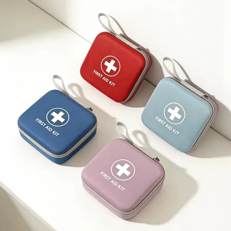 Nouvelle trousse de rangement pour fournitures médicales en EVA rigide, trousse de premiers soins essentielle pour les voyages, boîte de rangement pour fournitures de soins à domicile