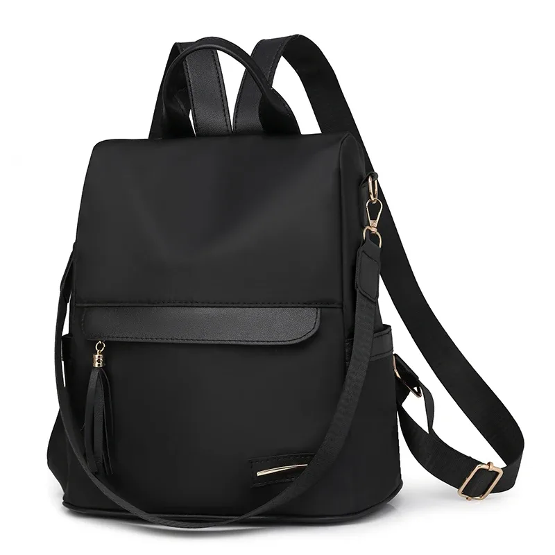 femmes décontracté imperméable en nylon sac à dos nouvelle grande capacité femmes voyage sacs à bandoulière marque de mode femme anti-vol sac à dos
