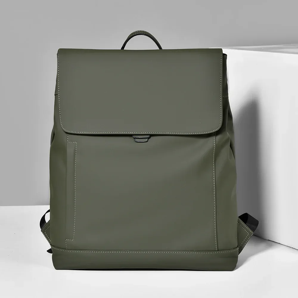sac à dos minimaliste uni pour homme, sac à dos à rabat avec fermeture éclair, sac d'école pour étudiants, sac pour ordinateur portable, imperméable, durable, sac à dos de voyage