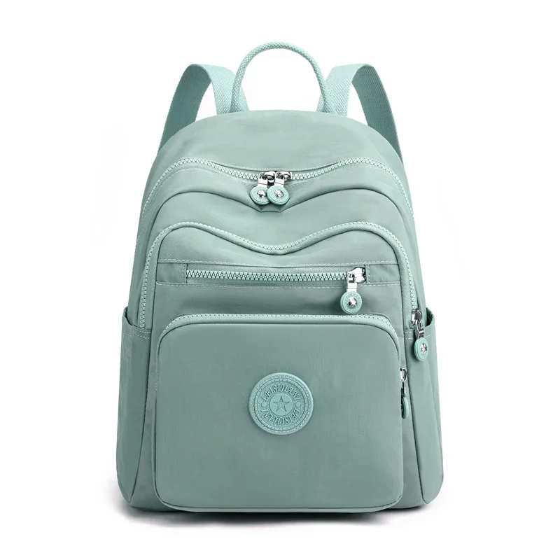 mochila feminina mini sac à dos pour adolescente, sac à dos décontracté en nylon imperméable pour femmes, sac à dos de poitrine 2018