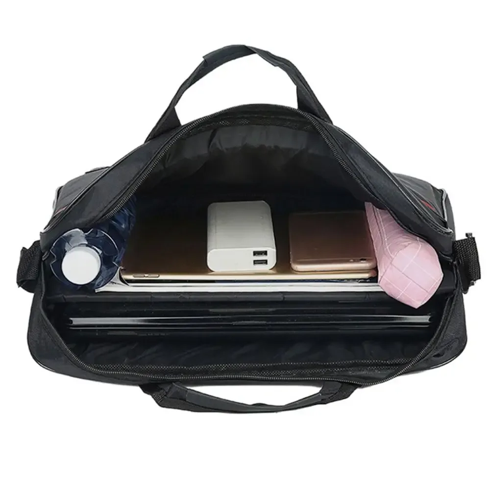 sac à bandoulière pour dossiers, porte-documents grande capacité, sacoche d'affaires, sacoche multi-couches pour ordinateur portable, sac à main pour femme