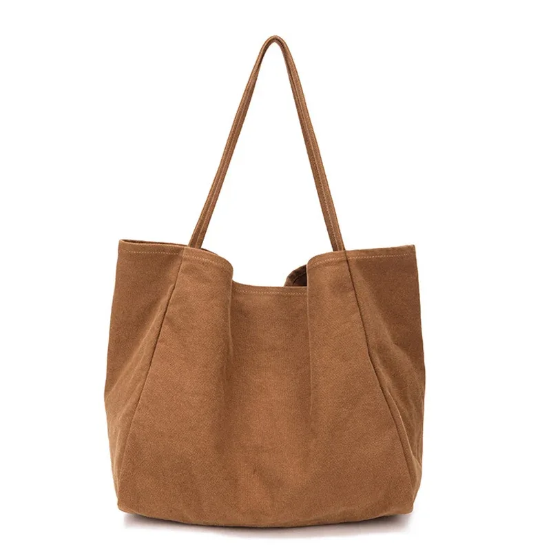 grand sac de shopping en toile pour femmes, fourre-tout solide réutilisable, extra large, sac à main d'épicerie, sacs à bandoulière écologiques pour dames, bourse en tissu épais