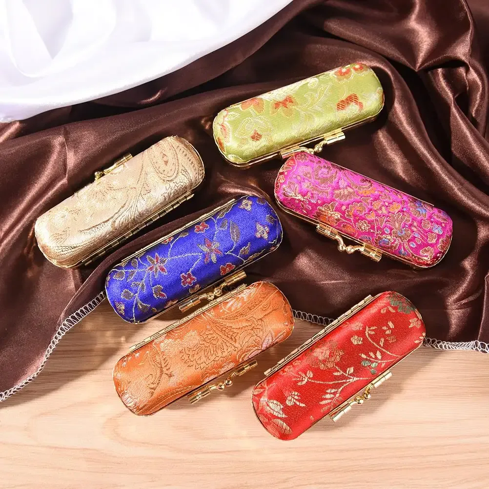 boîte de rangement pour rouge à lèvres avec miroir pour femme, étui unique, sacs cosmétiques, maquillage, 1 pièce