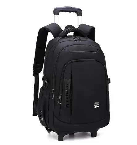 sac à dos de chariot d'école pour garçons sac à bagages de chariot sac à dos d'école à roulettes pour adolescents garçons sac à dos d'école à roulettes sur roues