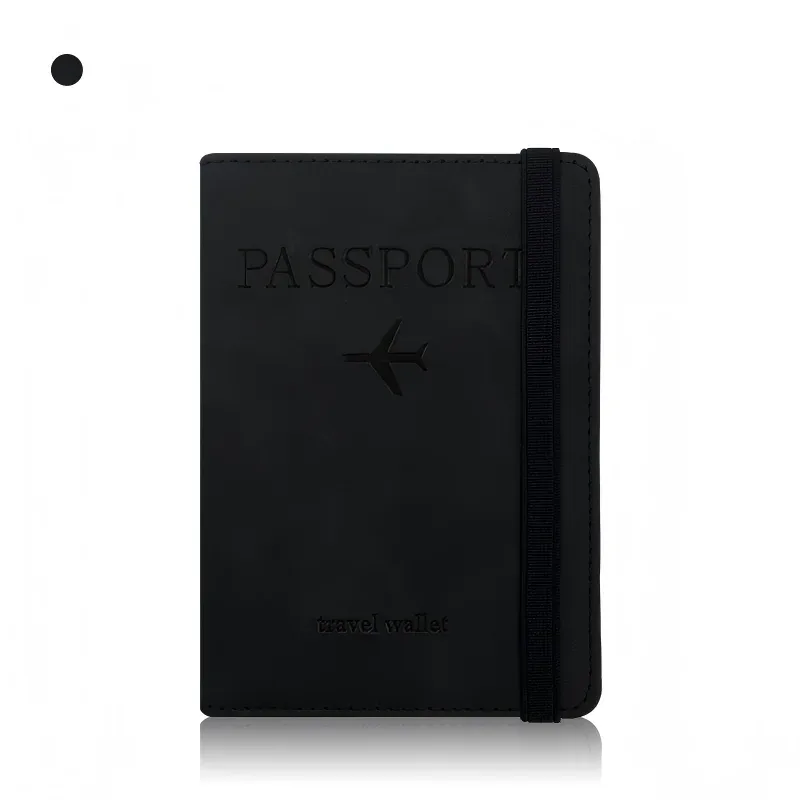 portefeuille en cuir pu homefish, porte-passeport de voyage, porte-cartes, accessoires de voyage pour homme, porte-passeport et cartes de visite à porter à la main