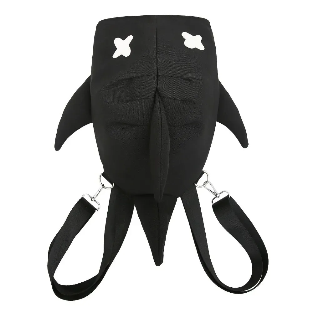 sac à dos shark à sangle réglable, style polyvalent, nouveau design, grande capacité, modèle unisexe, design unique, sac de voyage décontracté