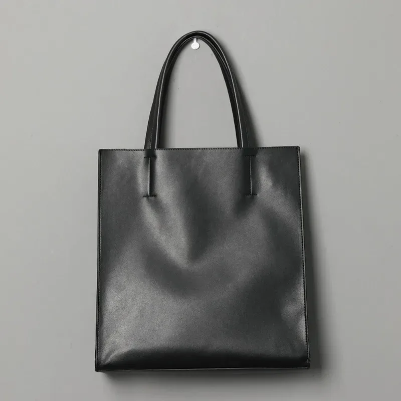sac à main vertical de grande capacité pour hommes, tapis pliable, sac pour ordinateur portable d'affaires avec sous-sac, matériau pu souple