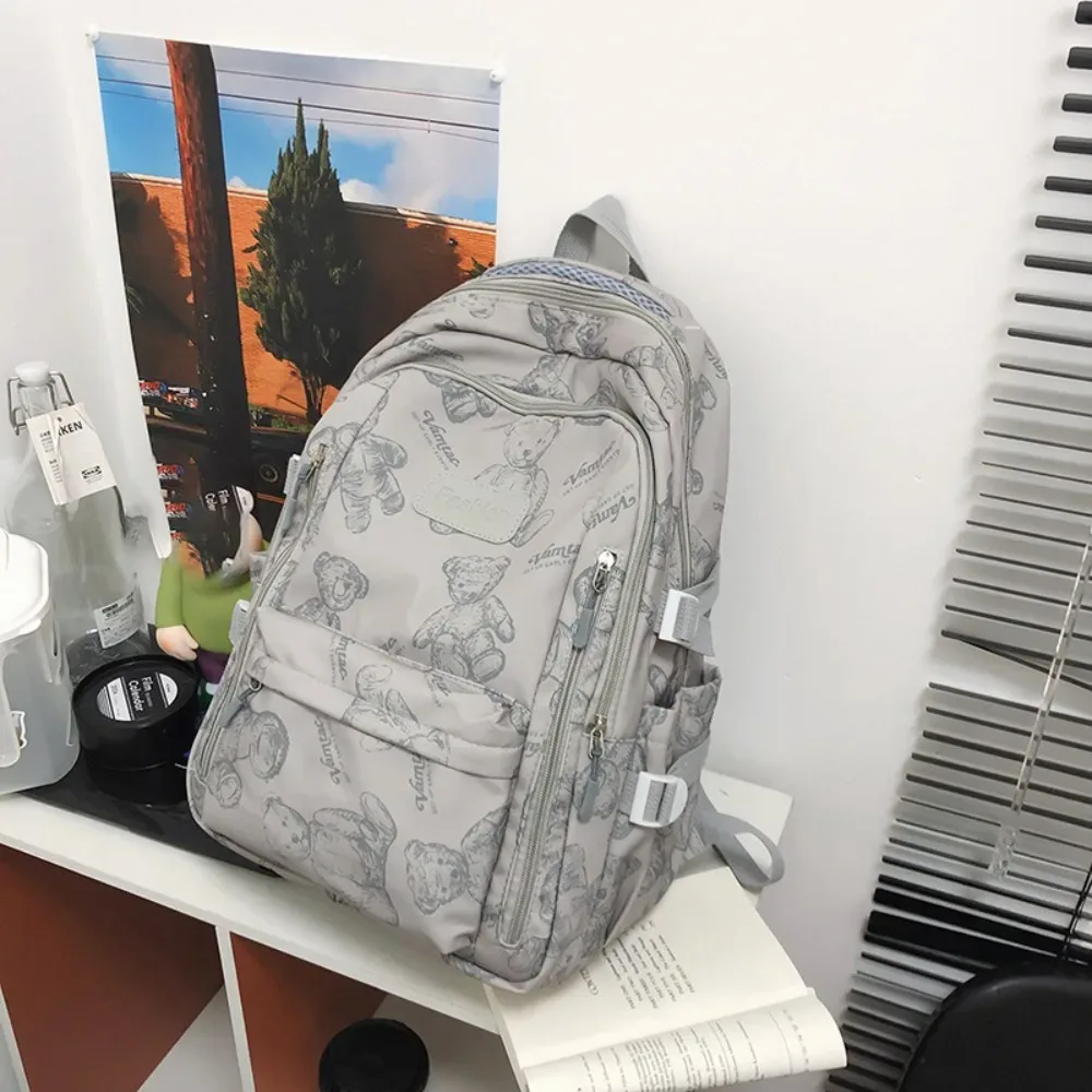 sac à dos mignon de grande capacité en nylon ultra-léger pour étudiants