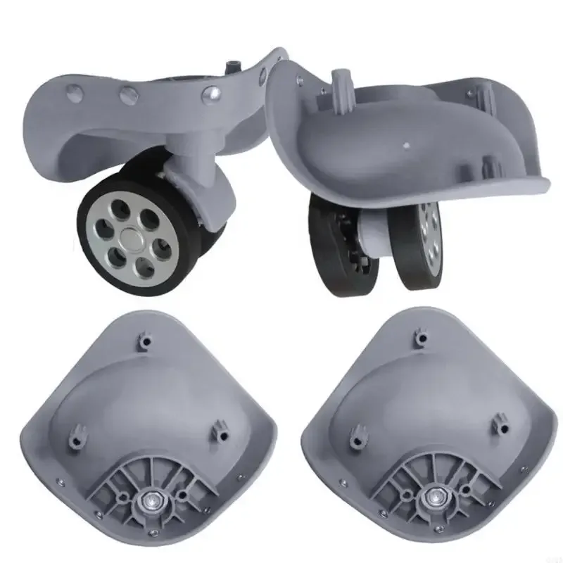 q1qa 1 paire valises à bagages a79, roulettes pivotantes, accessoires réparation pour