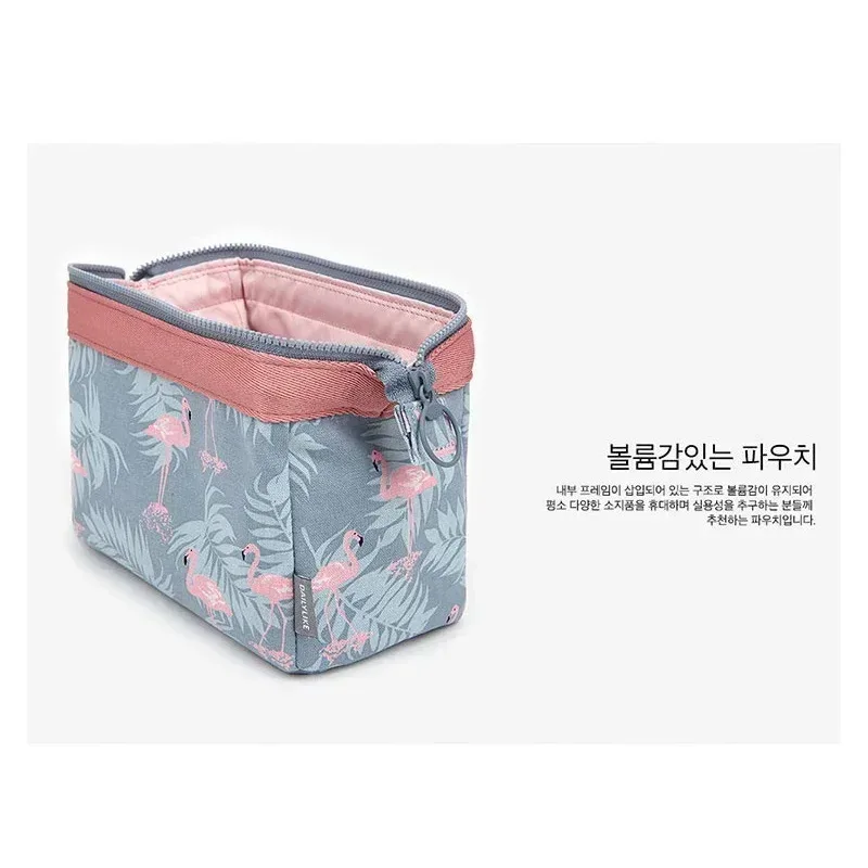 nouvelle mode sac cosmétique femmes étanche flamant sacs de maquillage organisateur de voyage kits de toilette sacs de maquillage portables esthéticienne