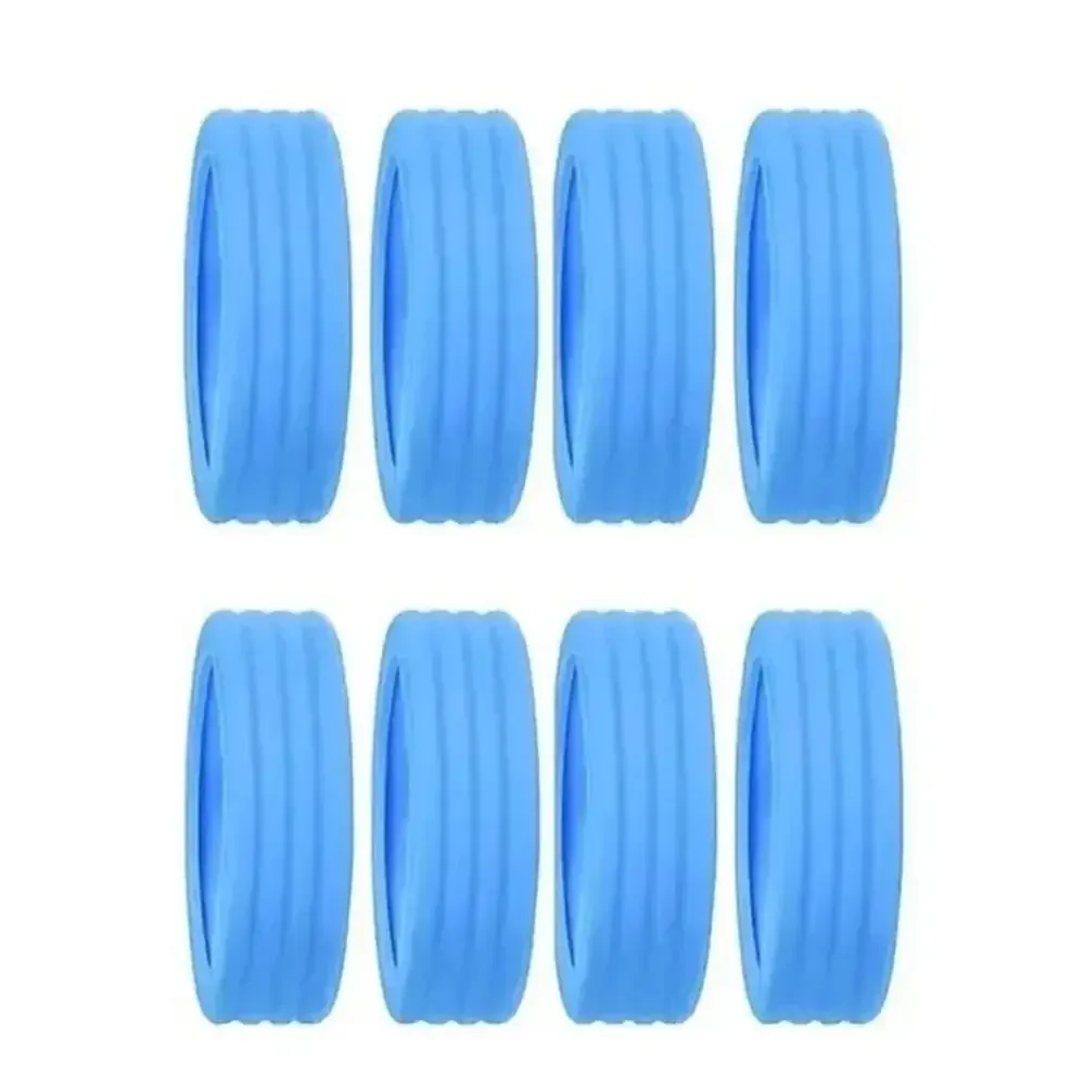 protecteur de roues de bagage en silicone avec son silencieux, accessoire de protection de valise, 4/8 pièces