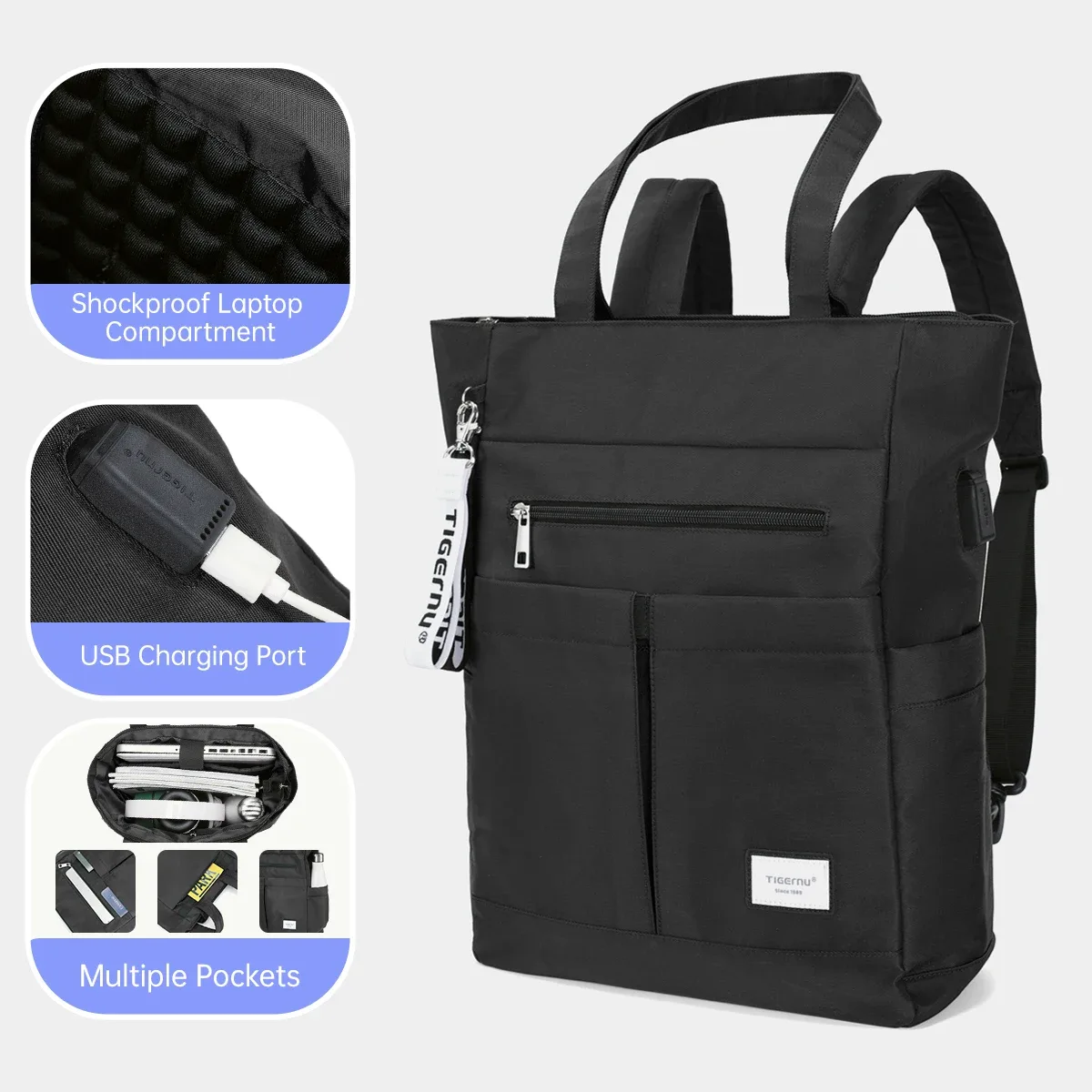 tigernu femmes sacs à dos sac fourre-tout pour filles sac à dos léger sacs pour ordinateur portable pour femmes mode femme voyage sacs à dos sac à dos