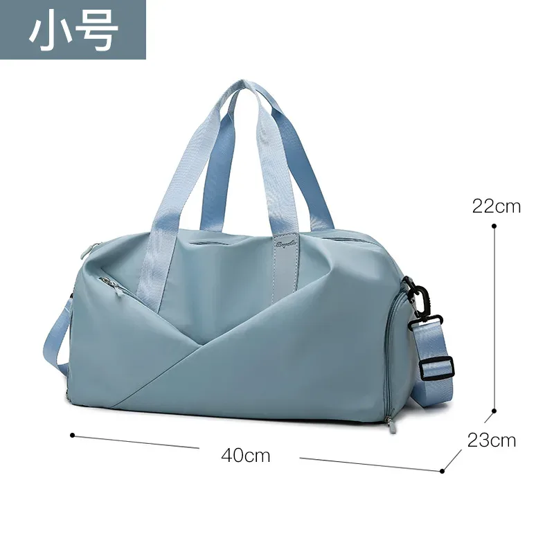 sac de sport personnalisé avec logo pour enfants, femmes, hommes – sac de voyage étanche pour vêtements secs et mouillés, sac à main, sac de natation, sac de week-end, sac d'entraînement de fitness – impression photo et nom