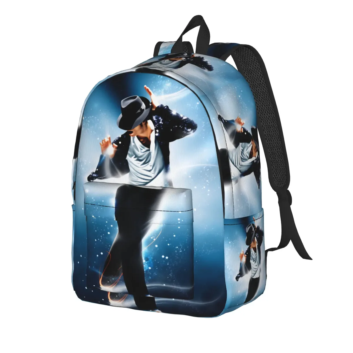 michael mj sac à dos unisexe en polyester, sacs de voyage durables et élégants, sacs à dos pour lycée