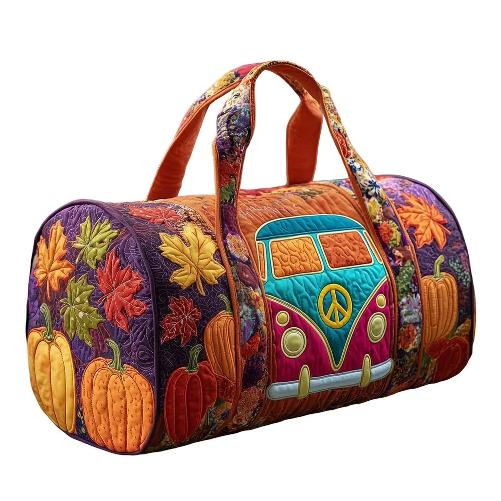 sac de voyage matelassé en coton, style bohème hippie, imprimé, sac de yoga, motif grenouille 3d, sac de week-end, sac de nuit