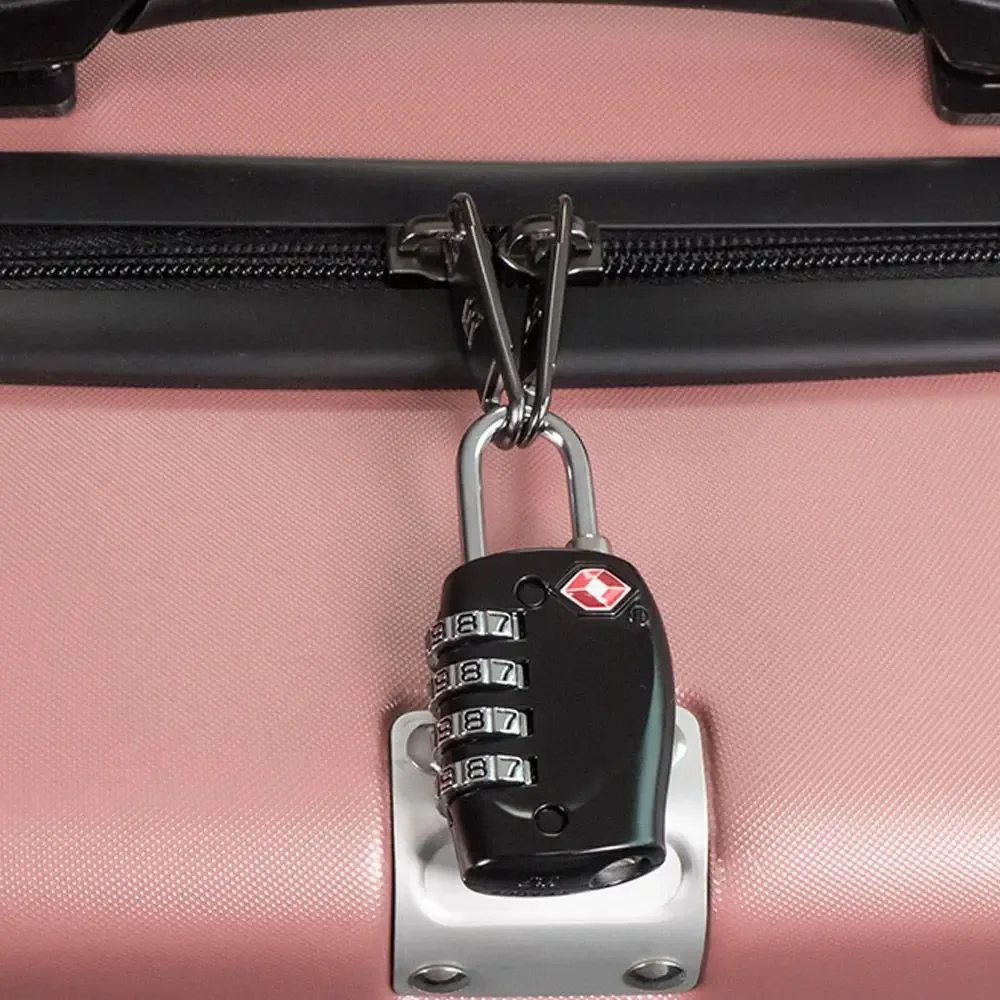 cadenas à code antivol avec câble en acier, serrures tsa portables, serrure intelligente, valise à bagages de voyage, peintures, mot de passe