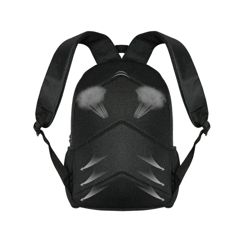 personnalisez votre logo/image/nom sac à dos enfants sacs d'école garçons filles noir sac de maternelle enfants bookbag cadeau