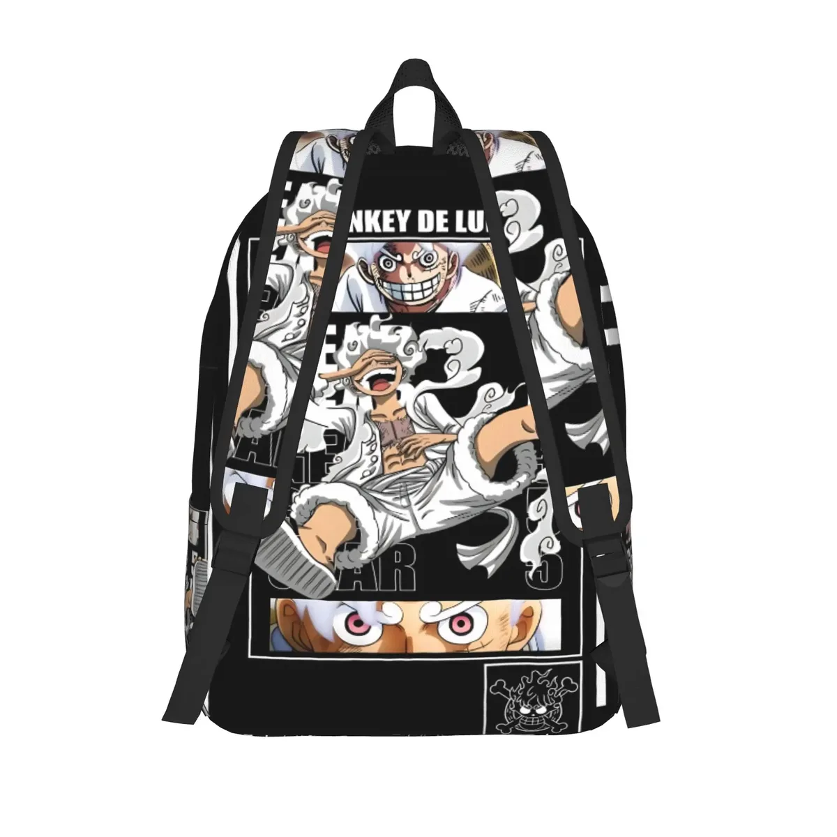 sac à dos luffy one piece anime tendance, décontracté pour le travail, avec fermeture éclair