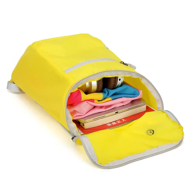 sac à dos de sport de plein air en nylon léger unisexe pliable compact sac à dos décontracté sac à dos de randonnée petit sac de randonnée
