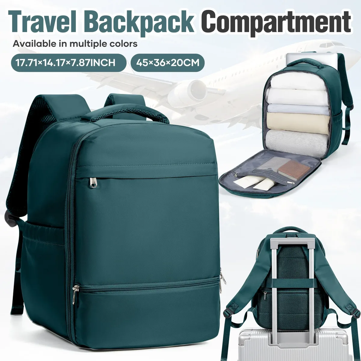 sac à dos de voyage pour avion 45x36x20 pour easyjet, sac à dos de cabine 30l, sac à main, sac à dos pour homme, sac à dos pour ordinateur portable, sac à dos de voyage et de travail
