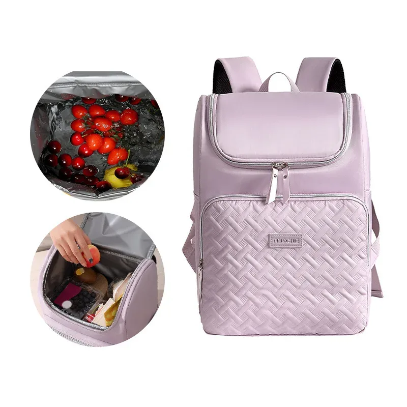 Sac de pique-nique isotherme pour déjeuner, étanche, Anti-fuite, sac de glace réfrigéré, sacs à dos de bière, pique-nique en plein air, Camping