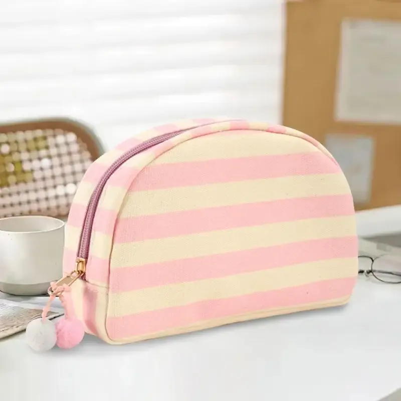 sac de rangement à rayures, trousse de toilette dopamine, sac de voyage portable pour l'extérieur
