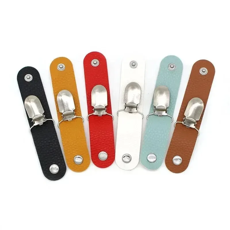 nouvelle pince à chapeau en cuir de voyage, pince de rangement de bagages pour sac à dos extérieur, pince à chapeau de paille polyvalente en cuir pu, accessoire de chapeau