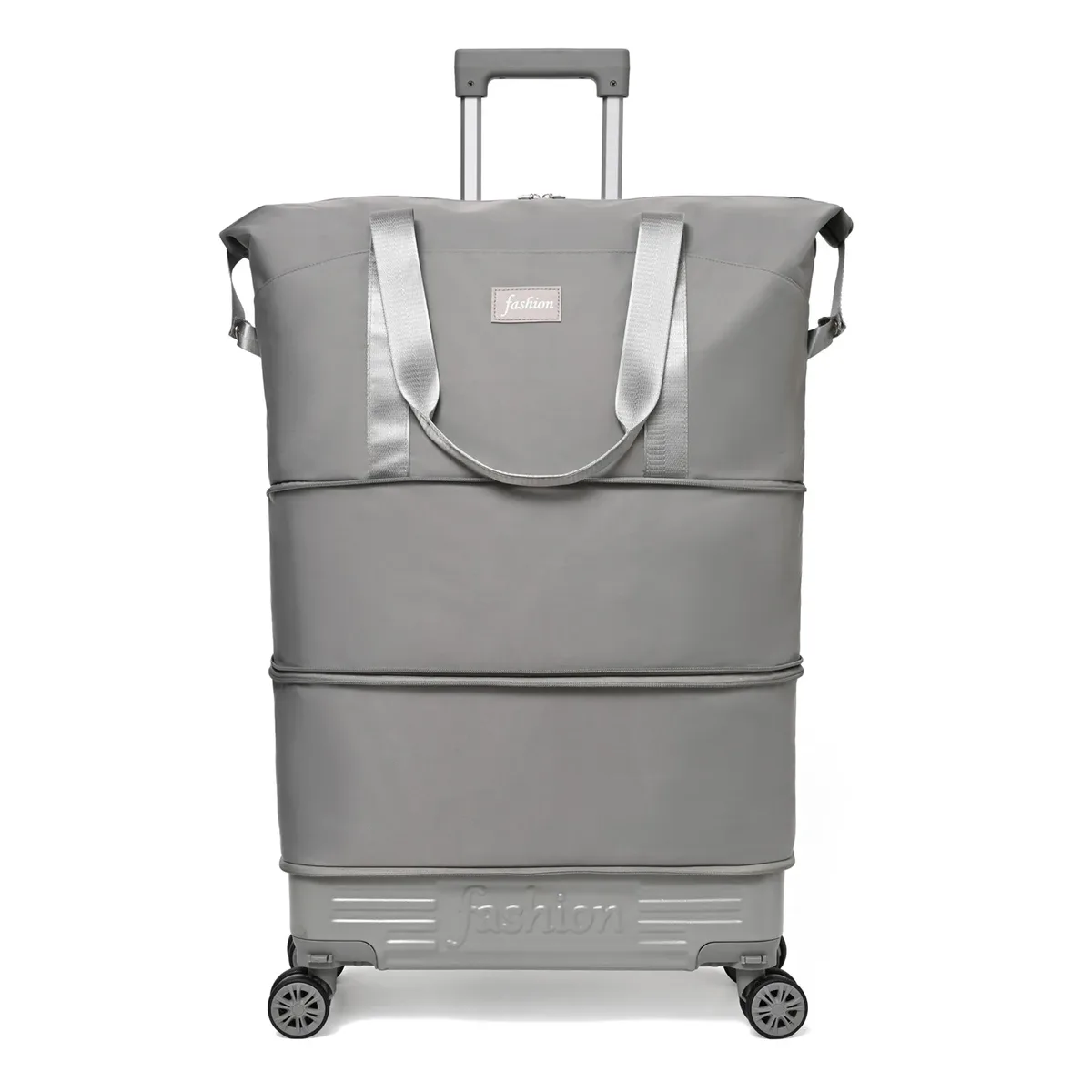 sac de voyage imperméable et tendance avec poignée et roulettes universelles, design compact et simple, sac en toile pour hommes et femmes