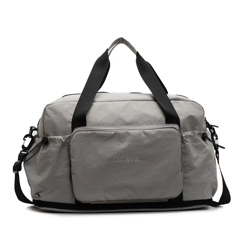 sac de voyage pliable à grande capacité pour les courts séjours, bagage d'affaires, sac de rangement à bandoulière, sac de sport en tissu oxford