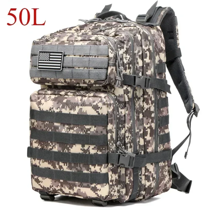 25l/50l sac à dos tactique molle sac sacs de plein air sac à dos pour randonnée camping trekking chasse pêche sacs de sport sacs à dos