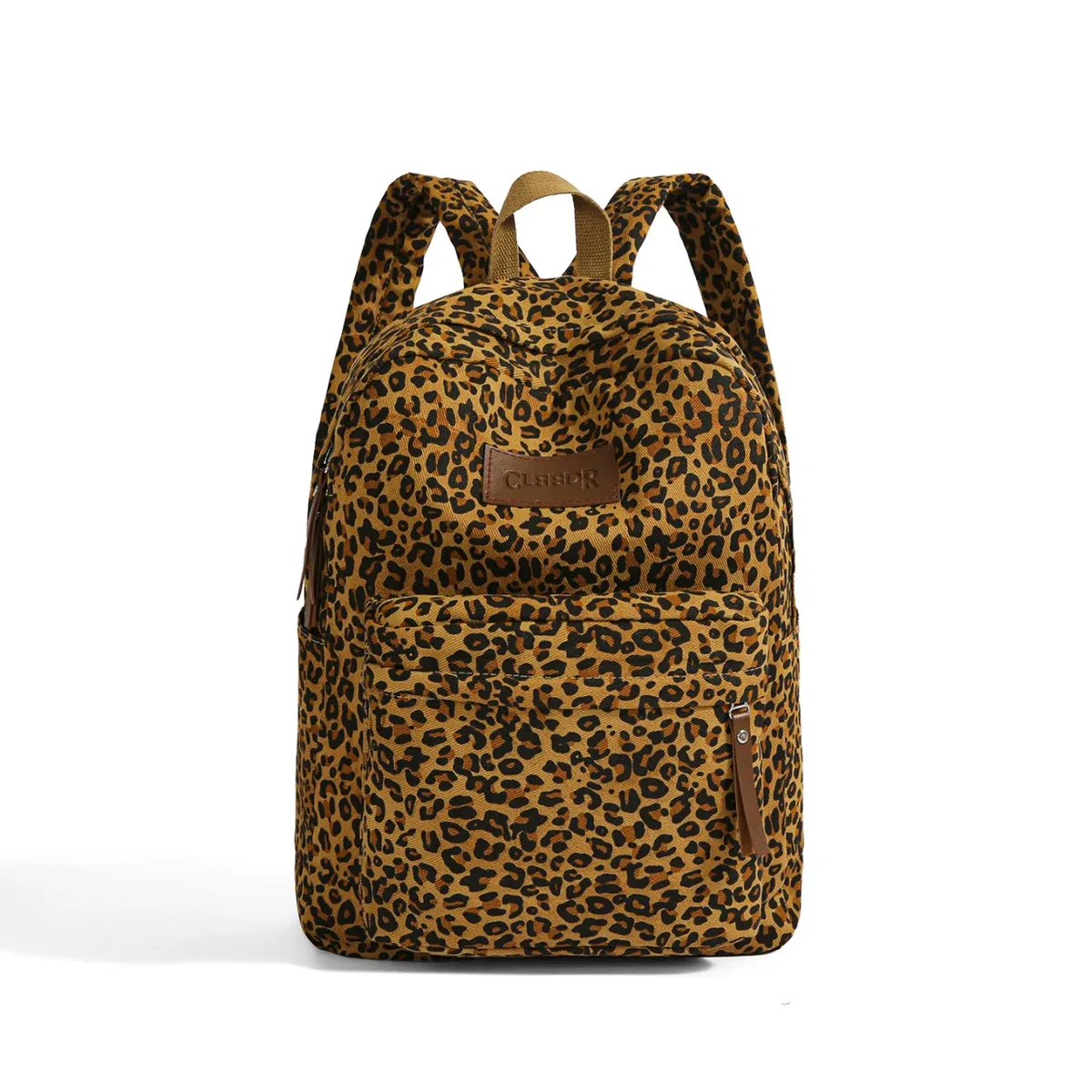sac à dos coréen rétro à imprimé léopard, grande capacité, léger, pour voyage, école, mode, décontracté, sac à dos pour ordinateur portable