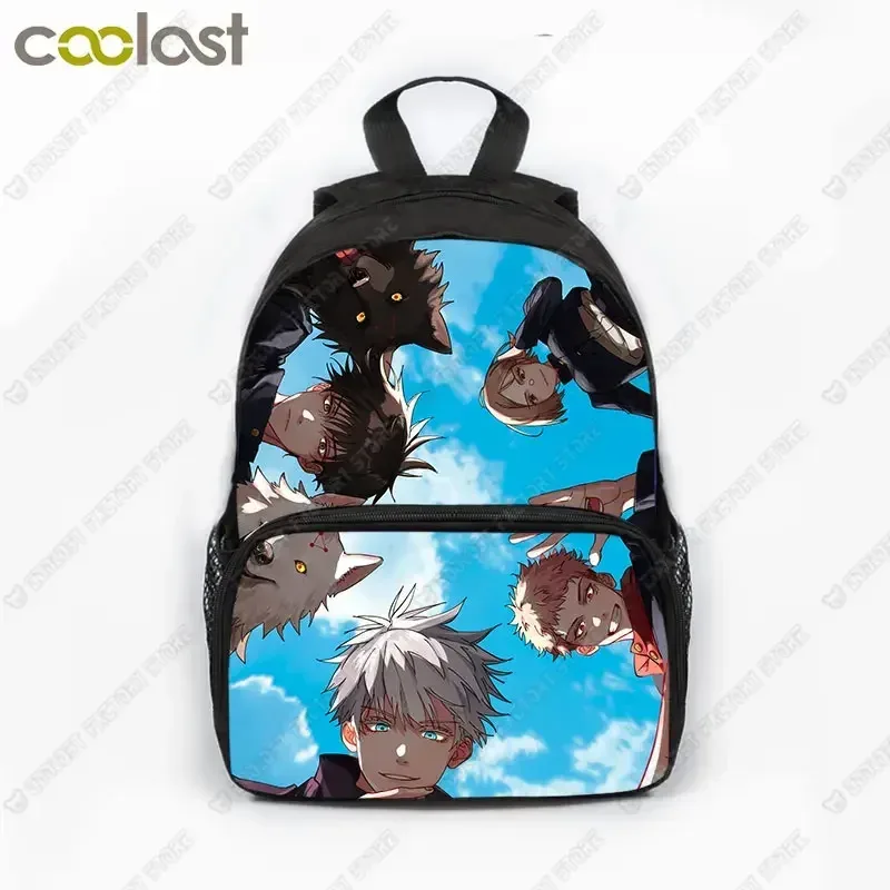 sac à dos de 13 pouces pour enfants, cool gojo satoru, yuji itadori, papeterie scolaire pour garçons