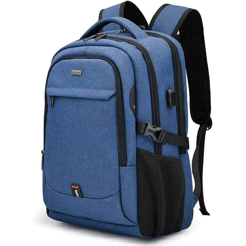 sac d'école étanche de grande capacité sac à dos pour hommes voyage ordinateur portable sacs à dos 15.6 pouces mâle mochila pour adolescent
