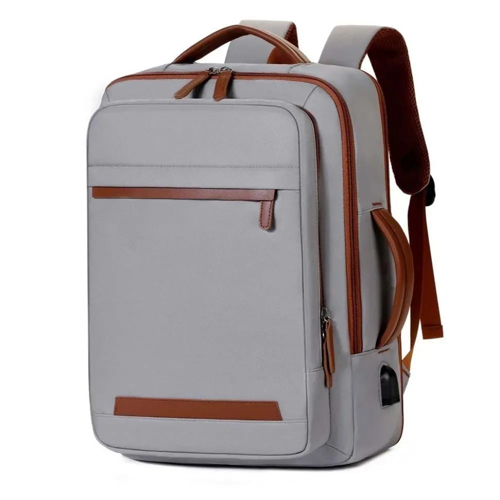 sac à dos pour ordinateur portable de grande capacité, résistant aux éclaboussures d'eau, résistant à l'usure, extensible, sangle ergonomique, fermeture éclair durable