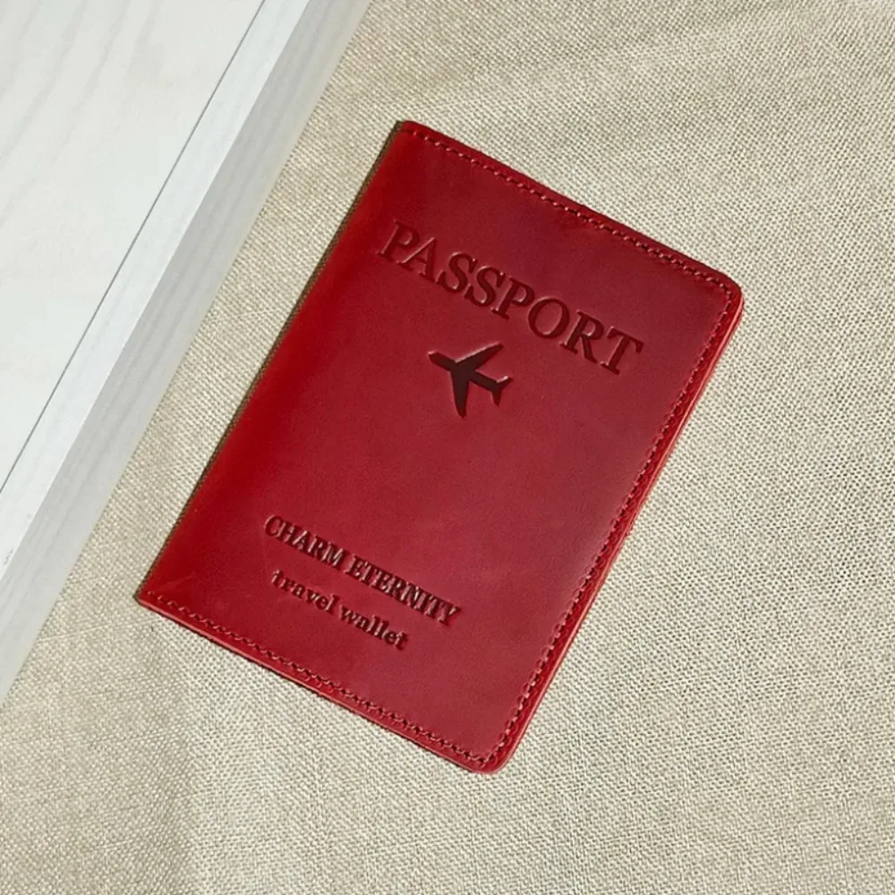 porte-passeport de voyage pour femmes et hommes, étui de voyage pour passeport, pochette fine en cuir, housse de passeport, portefeuille de voyage