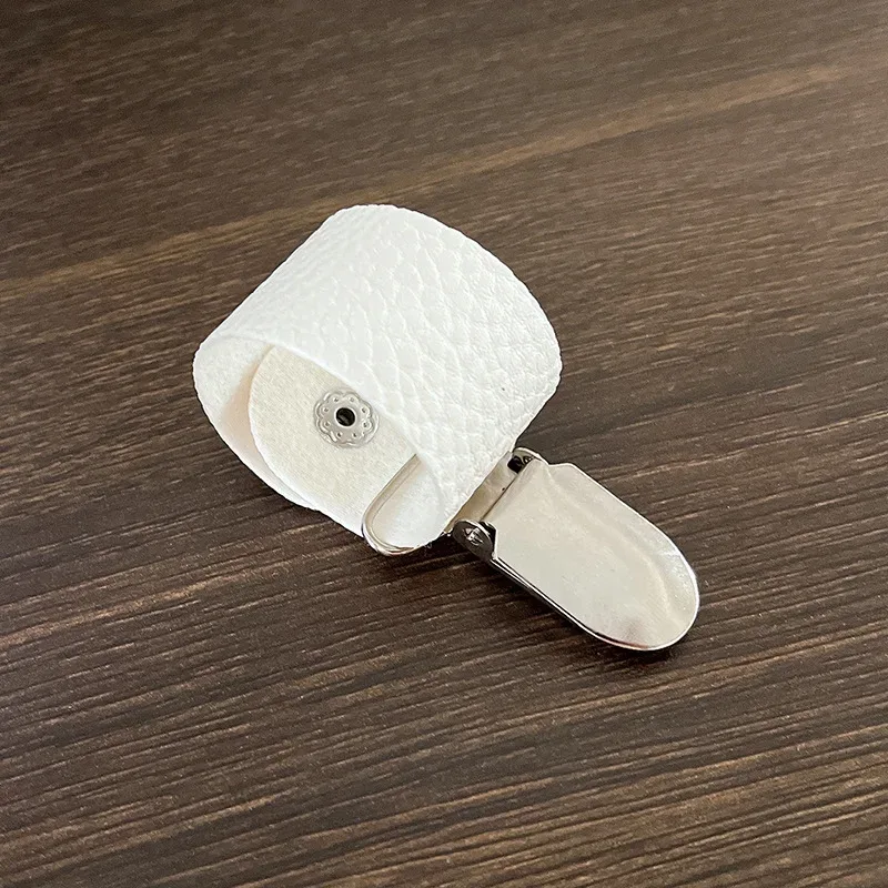 nouvelle pince à chapeau en cuir de voyage, pince de rangement de bagages pour sac à dos extérieur, pince à chapeau de paille polyvalente en cuir pu, accessoire de chapeau