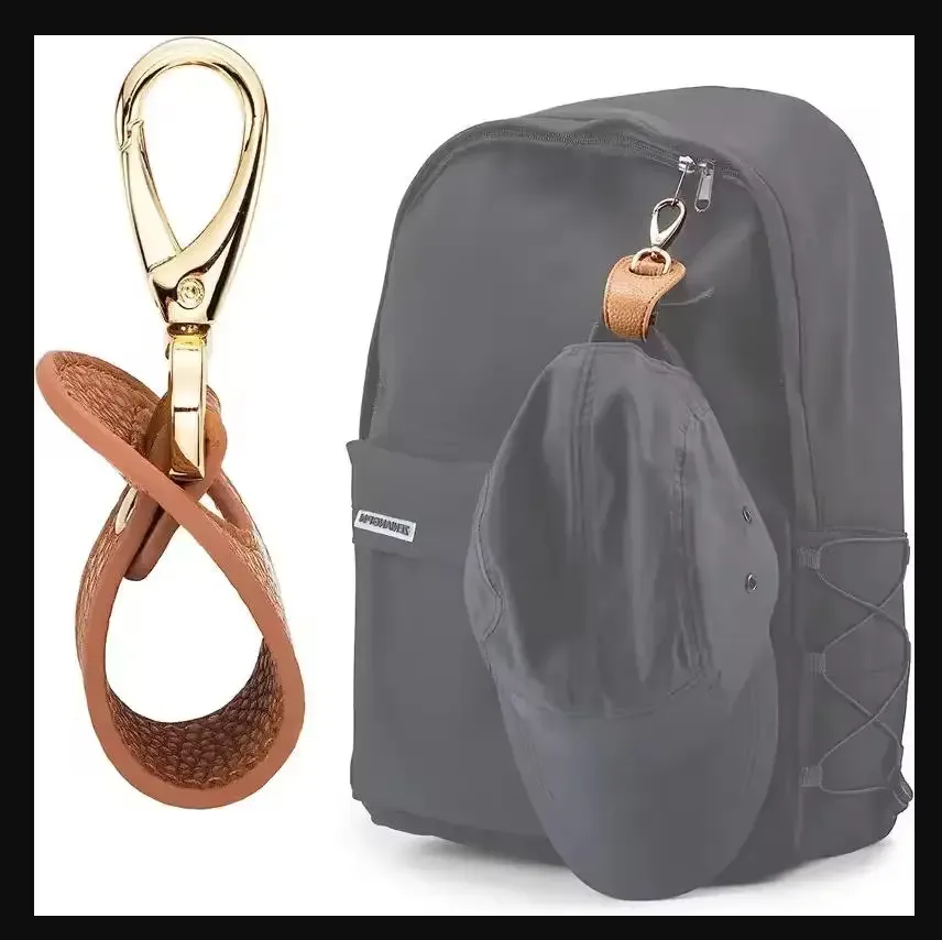 lot de 2 pinces universelles multifonctionnelles pour chapeaux, pour voyages mains libres : fixe en toute sécu