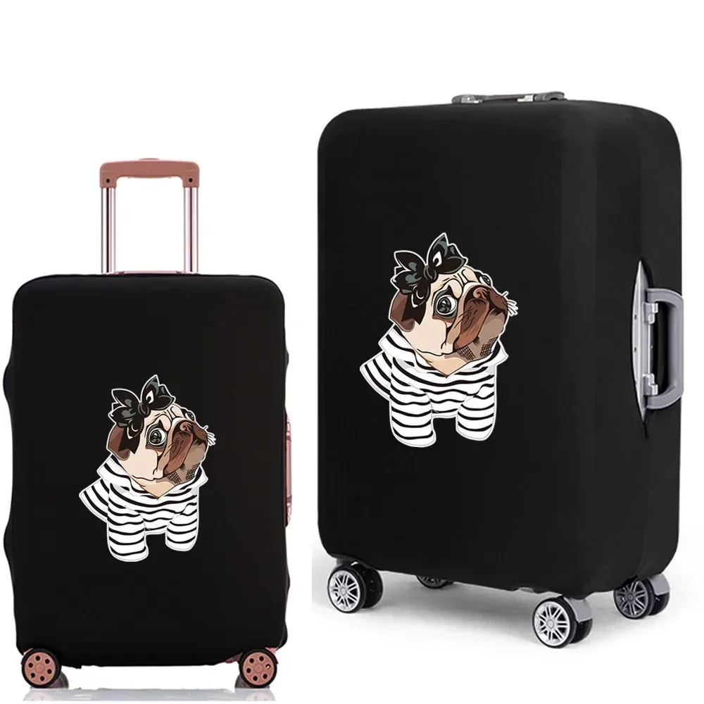 juste de protection élastique pour bagages de voyage, étui épais, housse anti-poussière, nouveau motif de chien, appliquer 18-28, 2022