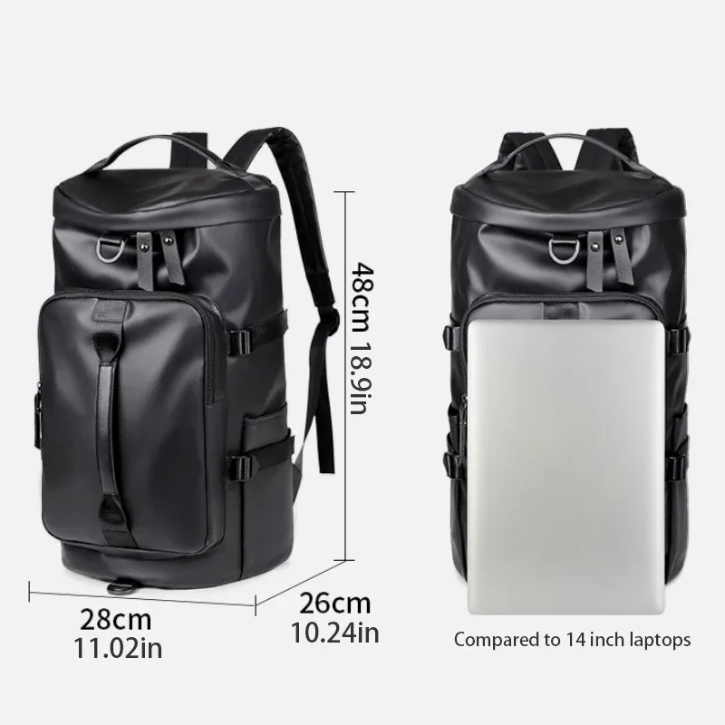 sac à dos de voyage, grand sac à main avec compartiment à chaussures approuvé par les compagnies aériennes, sac à dos pour ordinateur portable de 17 pouces, pour le travail, les affaires et le fitness
