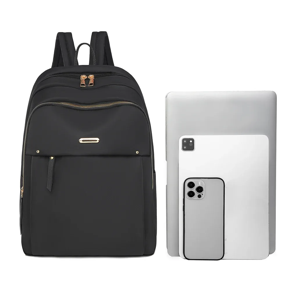 sac à dos à la mode en tissu oxford pour femmes, sac à dos de banlieue simple de grande capacité, sac pour ordinateur portable 13.3, sac à bandoulière, sac de voyage