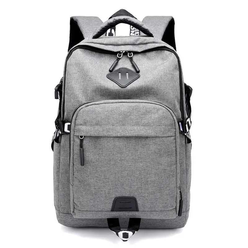 sac à dos personnalisé avec logo, grande capacité, en nylon, pour ordinateur, sac de couple, image et nom personnalisés