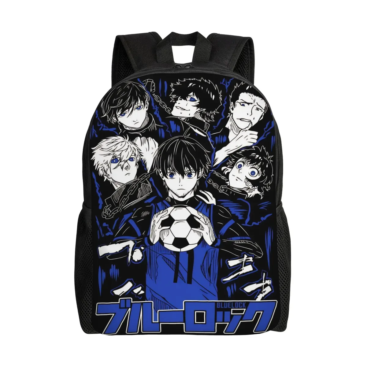 sac à dos pour femmes yoichi isagi blue locks anime, sac d'école pour enfants, sac à dos pour ordinateur portable, sac à bandoulière de voyage pour adolescents