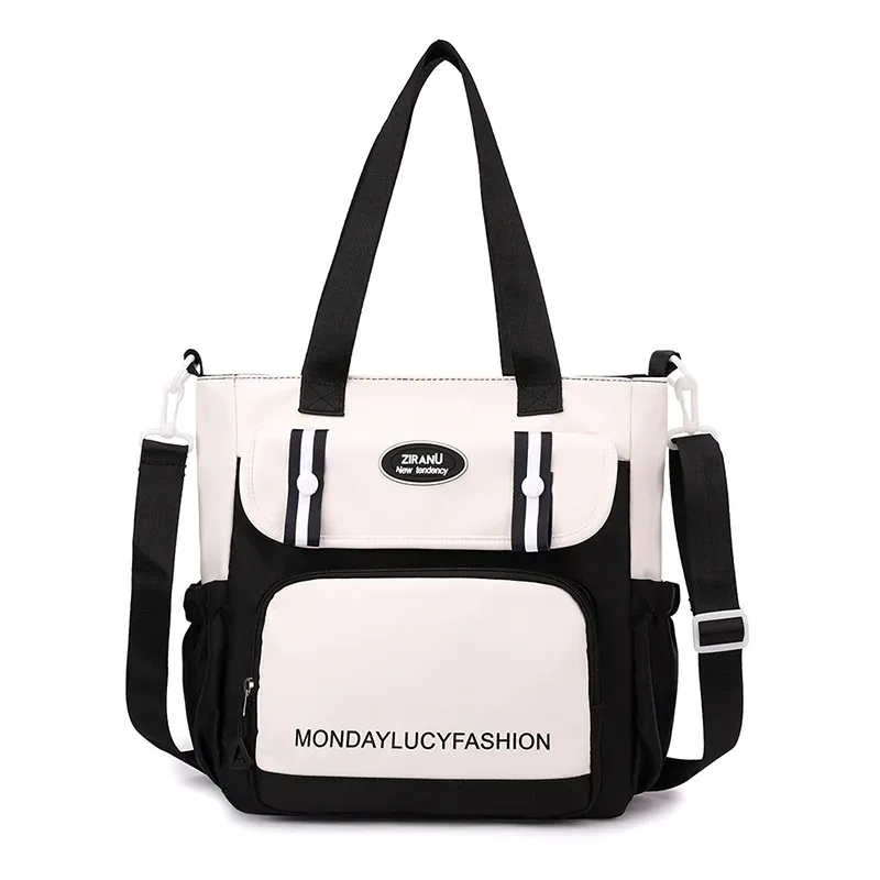 nouveau sac à dos léger et tendance grande capacité pour filles du primaire et du collège en nylon style frais et doux
