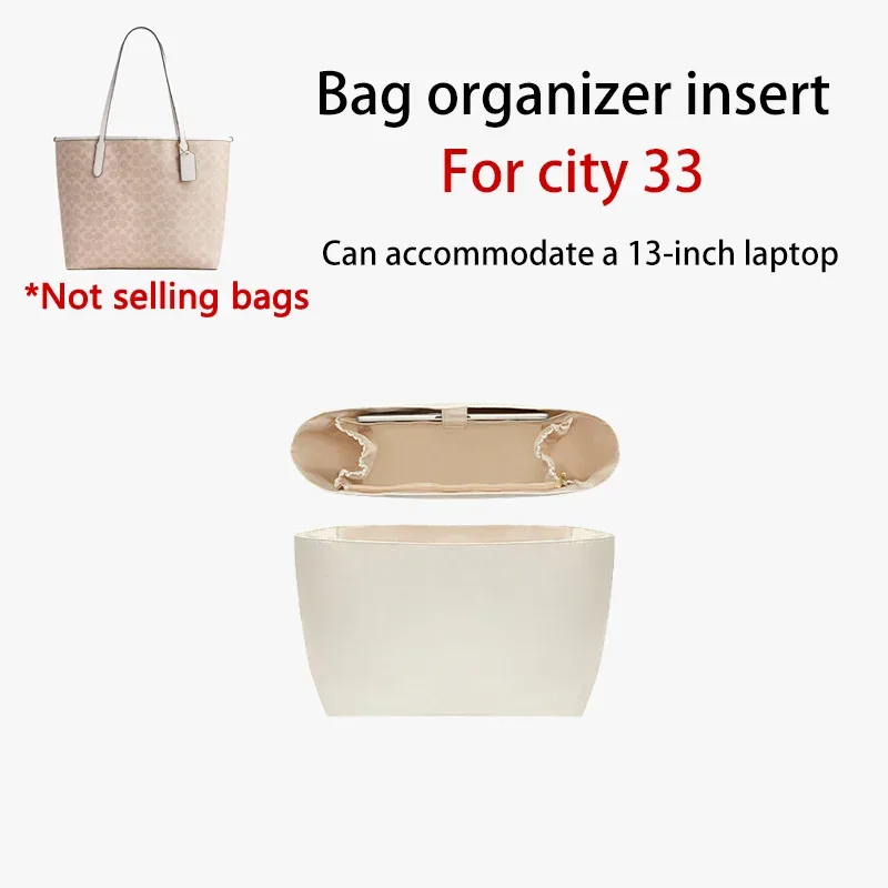 insert organisateur de sac pour city 33, sac de rangement en nylon résistant, sangle d'épaule, sacoche pour ordinateur portable, accessoires de sac