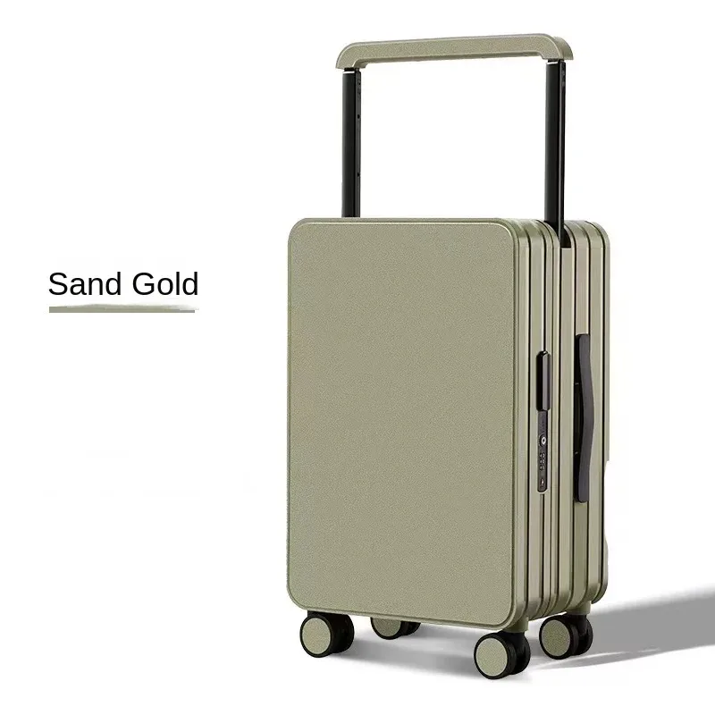 valise à bagages à poignée large pour femmes et hommes valise de voyage 20-26 pouces sac de cabine bagage de grande capacité avec roues lisses