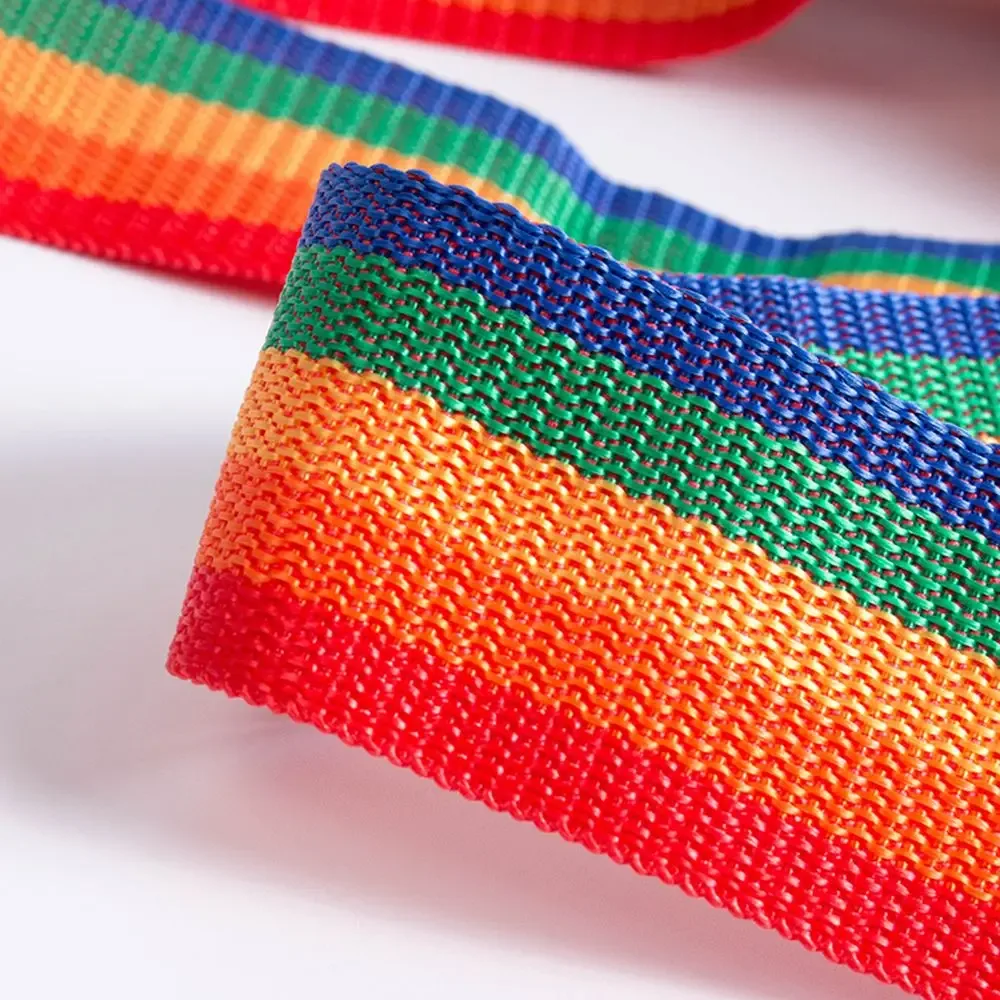 sangle à boucle de bagage, ceinture croisée, emballage réglable, accessoires de voyage, sangle à boucle de valise, ceintures d'emballage de bagages arc-en-ciel