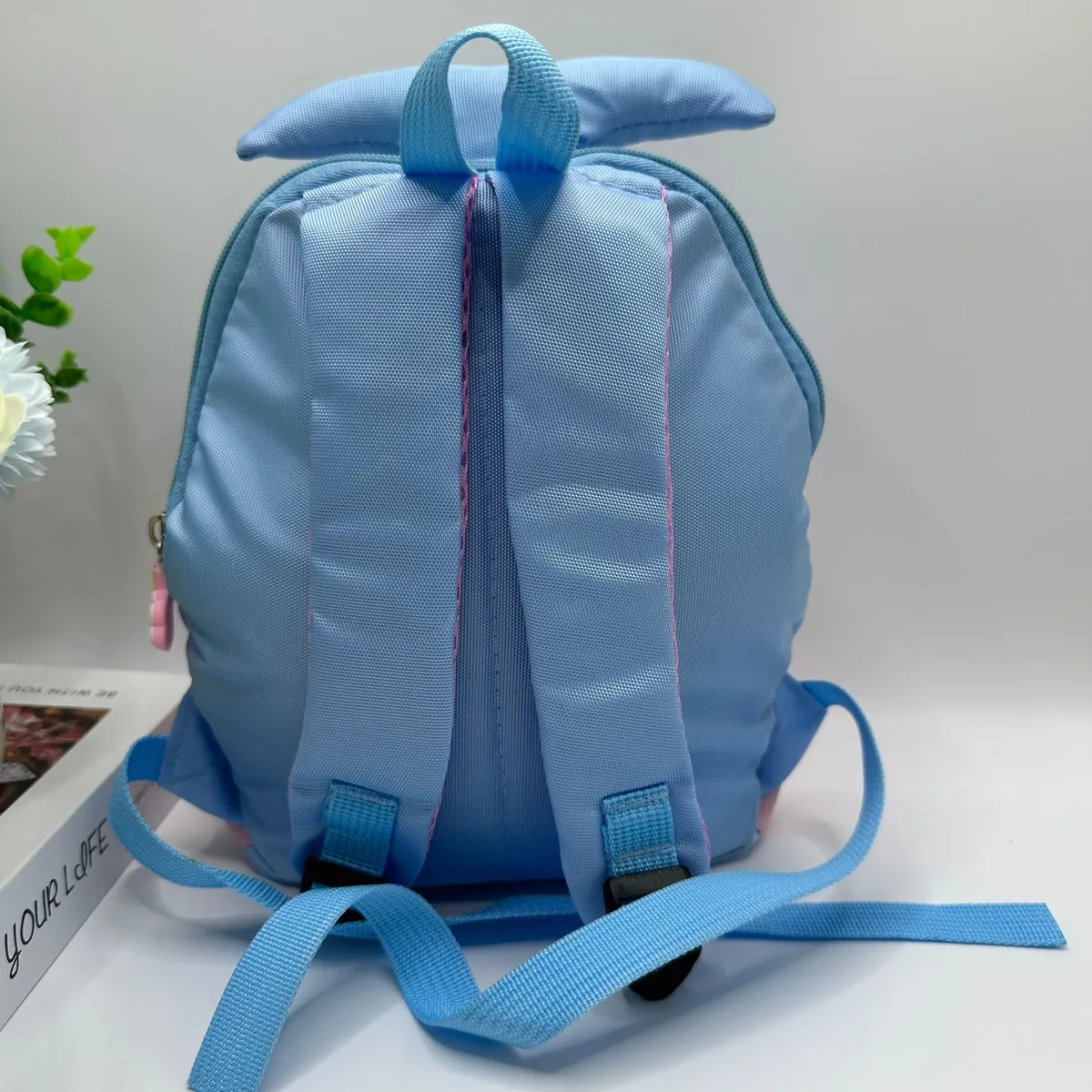 sac à dos sirène en nylon coloré pour enfants, sac à dos personnalisé, dessin animé mignon, maternelle, loisirs