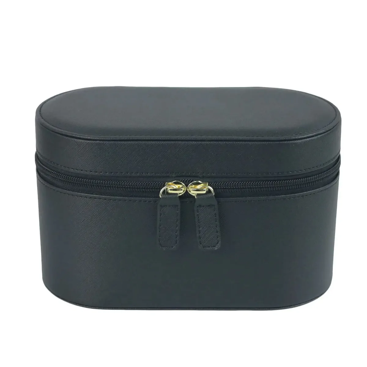 saffiano – trousse de toilette de voyage en croûte de cuir pour femmes, nom personnalisable gratuit, boîte de rangement de maquillage, kit dopp, ensemble de sacs à cosmétiques