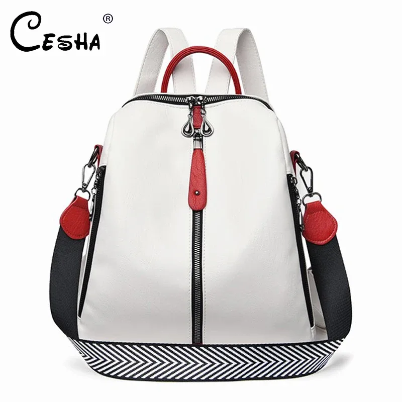 sac à dos de luxe en cuir souple pour femmes, sac à dos de bonne qualité en cuir durable, mode grande capacité, sac à dos de voyage